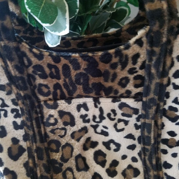 Animal print tote like new - Picture 4 of 4